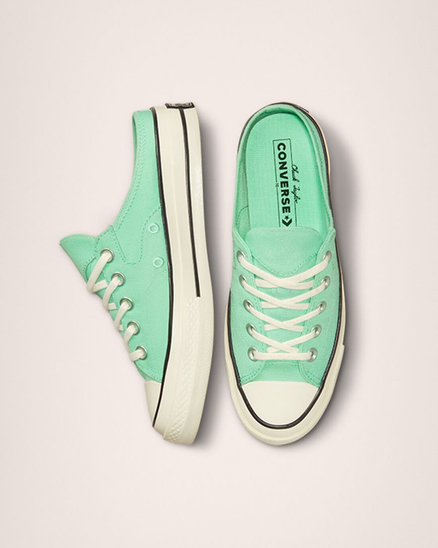 Pánské Boty Nízké Converse Chuck 70 Mule Zelene Černé | CZ JVCF90